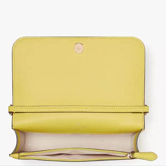 Kate spade small flap crossbody - yellow (lime slice) - Picture 4 of 5